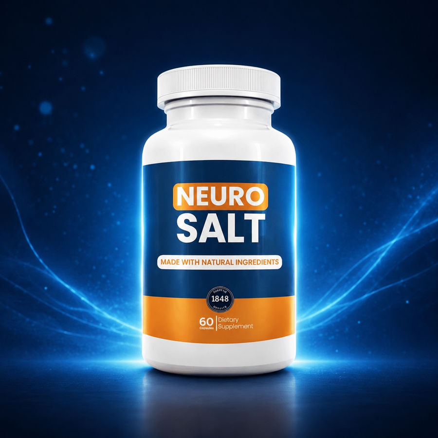 NeuroSalt electrolyte supplement bottle